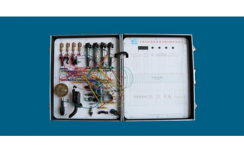 汽車發(fā)動(dòng)機(jī)控制單元插接連線判斷對(duì)錯(cuò)、打分、錯(cuò)誤告知、計(jì)時(shí)系統(tǒng)實(shí)訓(xùn)箱